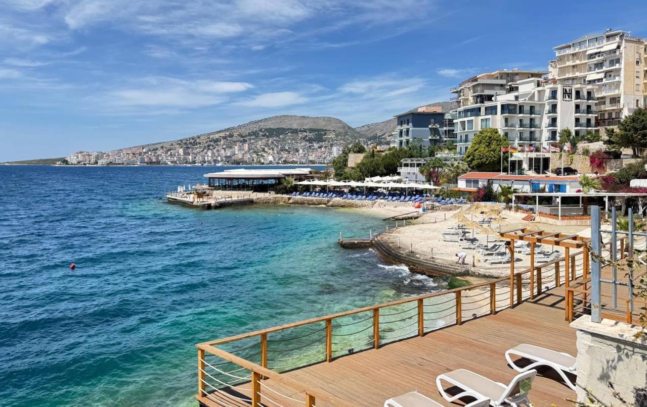 Апартаменты Viola Sea View Penthouse Саранда Экстерьер фото
