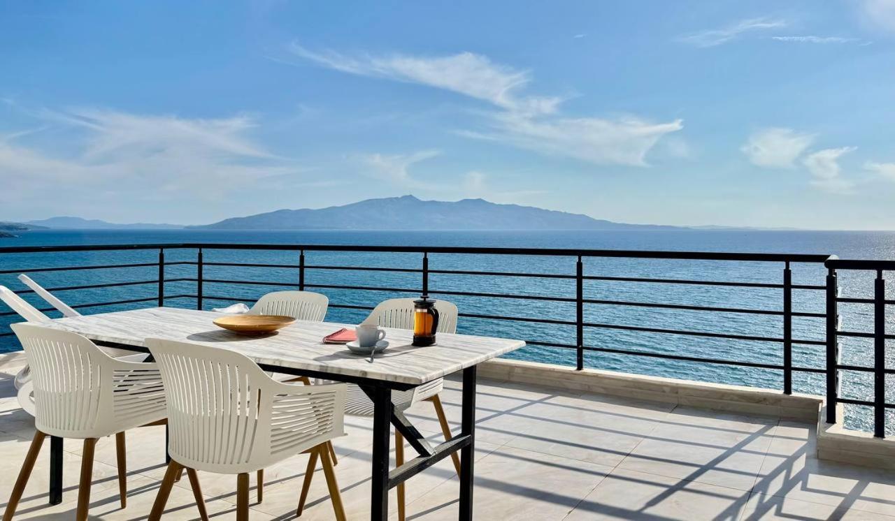 Апартаменты Viola Sea View Penthouse Саранда Экстерьер фото