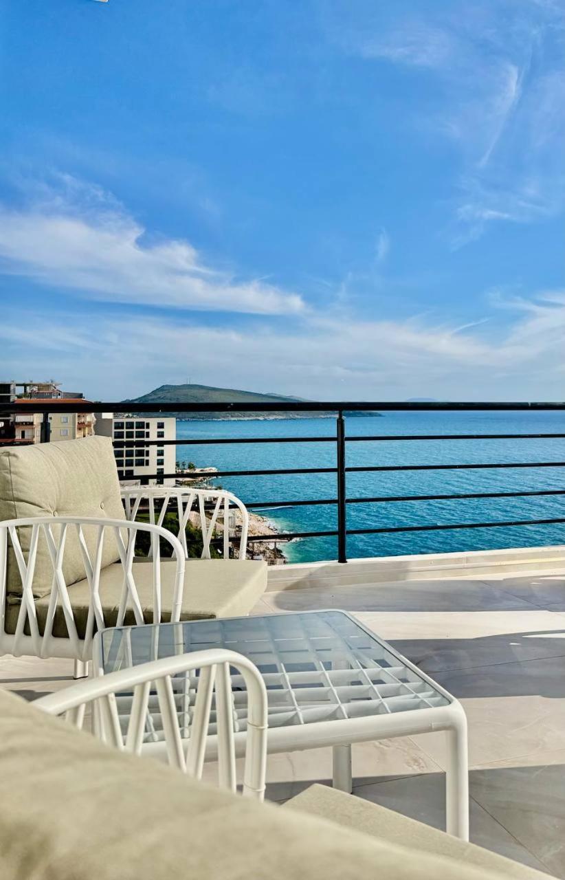 Апартаменты Viola Sea View Penthouse Саранда Экстерьер фото
